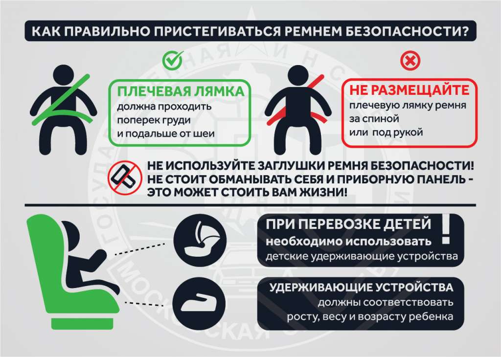 Кто обязан использовать ремни безопасности в автомобиле